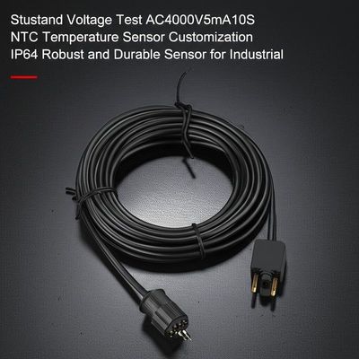 Withstand Voltage Test AC4000V5mA10S NTC Temperature Sensor Customization IP64 Robust and Durable Sensor for Industrial